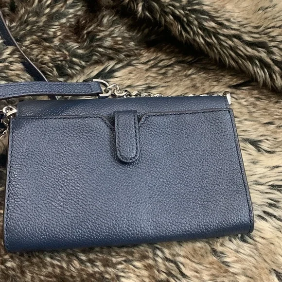 Michael Kors Navy Wallet/Crossbody-NWOT - Picture 14 of 16
